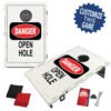 Danger Open Hole Cornhole Set Made in USA by Baggo