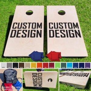 Customize your cornhole board. 24x48 regulation wooden cornhole set Made in USA