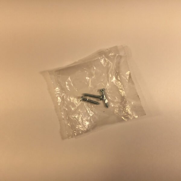 Included packet of mounting screws.