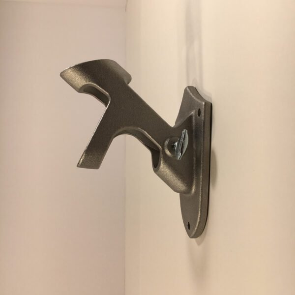 2-Position Silver Cast aluminum bracket