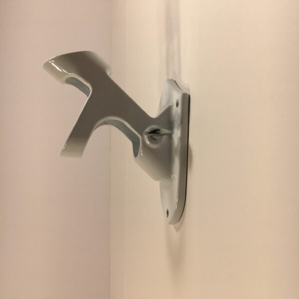 2-Position White Cast aluminum bracket