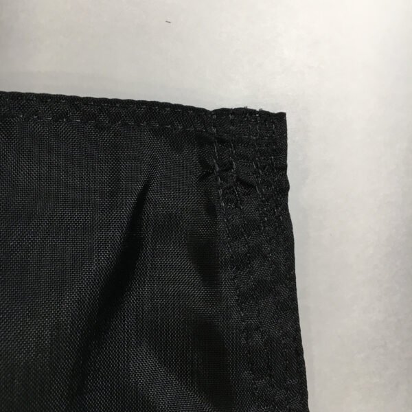 4 rows of stitching on fly end, 2 rows of stitching on top/bottom edge. POW/MIA Flag Made in U.S.A.