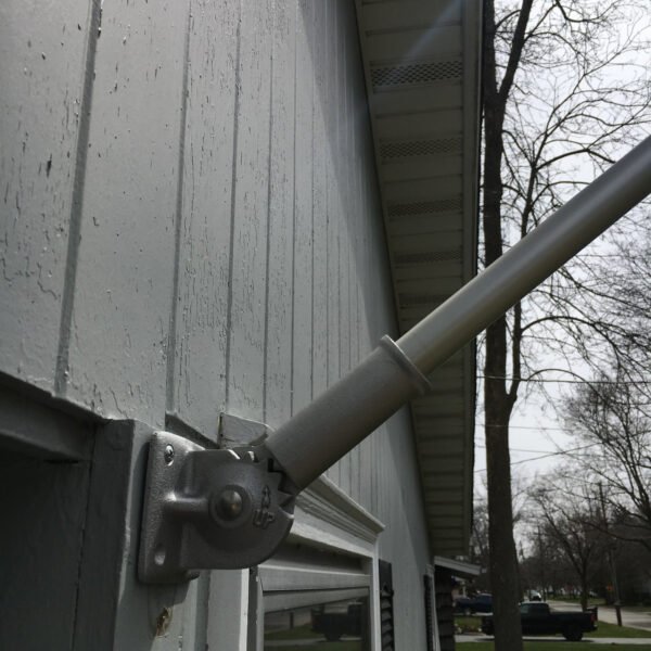 Silver Adjustable Bracket-50 Degrees position-Made in USA