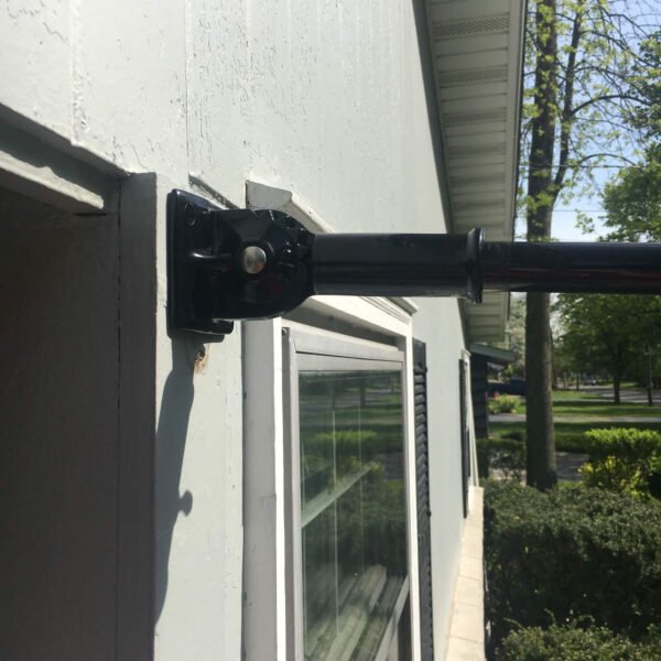 Black Adjustable Bracket- Horizontal position-Made in USA