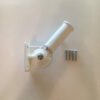 White Adjustable Bracket-right side-Made in USA