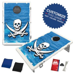 Skull and Swords Cornhole Set by Baggo Made in USA