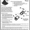 Never Furl Flag Attachment Kit installation instructions for flags with pole sleeve. Included in package.