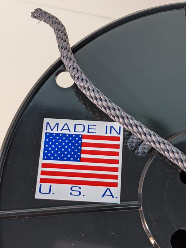 5/16" Silver Polyester Halyard Made in USA