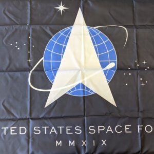 Front of flag Official United States Space Force 3'x5' Flag Made in USA