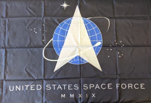 Front of flag Official United States Space Force 3'x5' Flag Made in USA