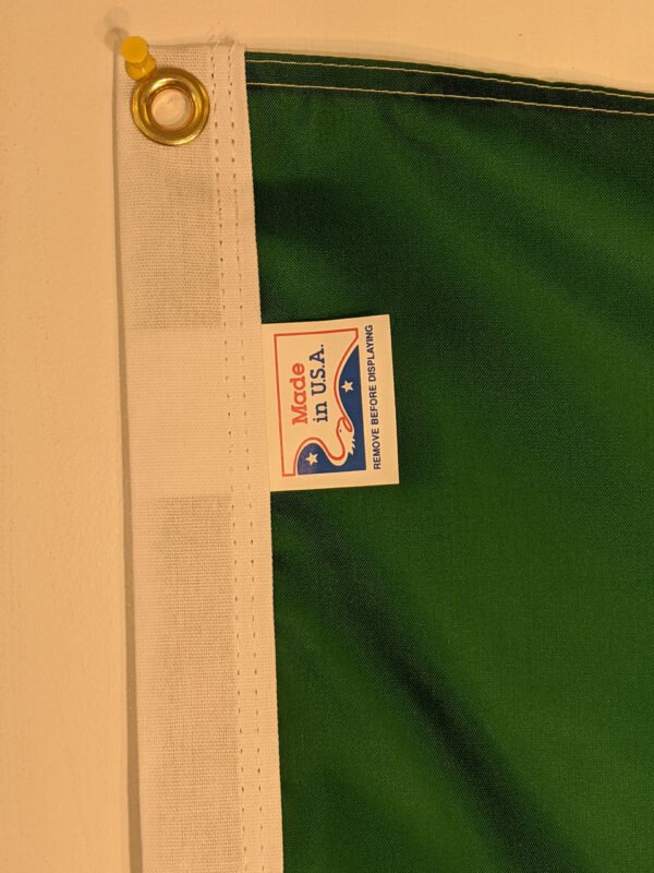 Flag of Italy with brass grommets and heavy duty white heading Made in USA