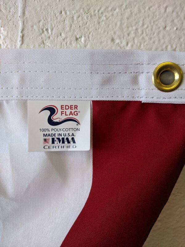 Cotton Pleated Fan with stars. made in the usa