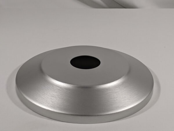 Standard Profile flagpole flash collar 2.5" Clear Anodized Aluminum Made in USA