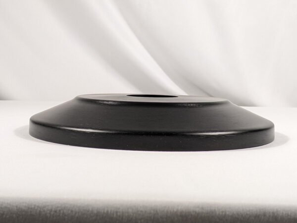 Standard Profile flagpole flash collar 3" Black Anodized Aluminum Made in USA side view