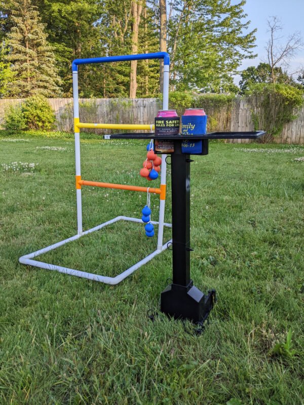 Caddy with ladder ball