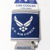 Back United States Air Force can koozie