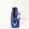 Back showing zipper. U.S. Air Force with camo bottle hugger Made in USA