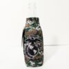 Front with bottle Marine Corps with camo Bottle Hugger Koozie Made in USA