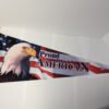 Bald Eagle Proud American Pennant Made in the USA
