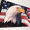 Close up of Bald Eagle on Pennant