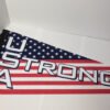 USA Strong American Flag pennant made in usa