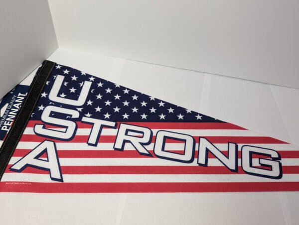 USA Strong American Flag pennant made in usa