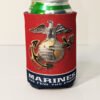 Marine Corps Can koozie front with crest The few the proud Made in USA