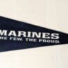Tail end of the pennant Marines the few the proud Made in USA