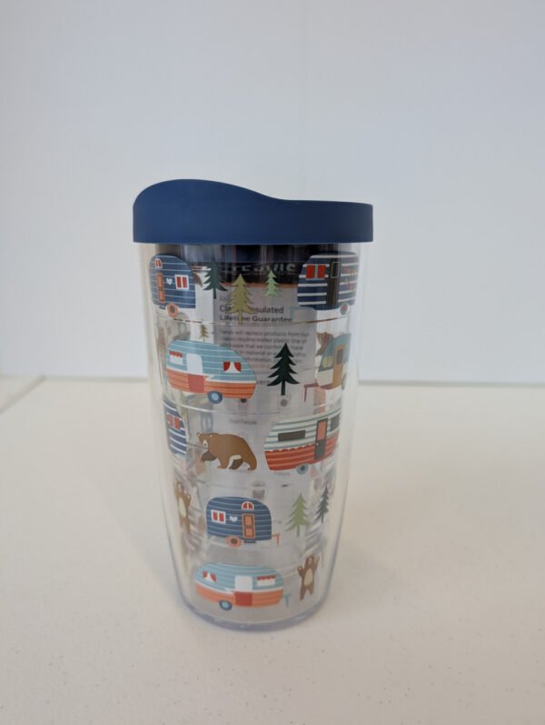 Camping Bears Tumbler 16 oz Made is USA