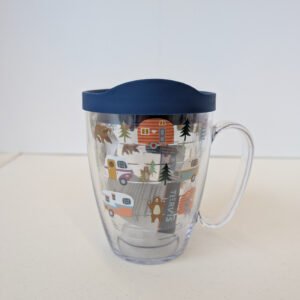 Camping Bears 16 oz Tervis mug with handle Made in USA