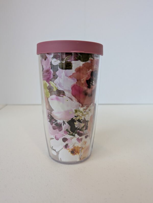 left side image Roses 16 oz Tervis Tumbler Made in USA