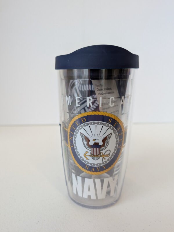 U.S. Navy 16 oz Tervis Tumbler Made in USA