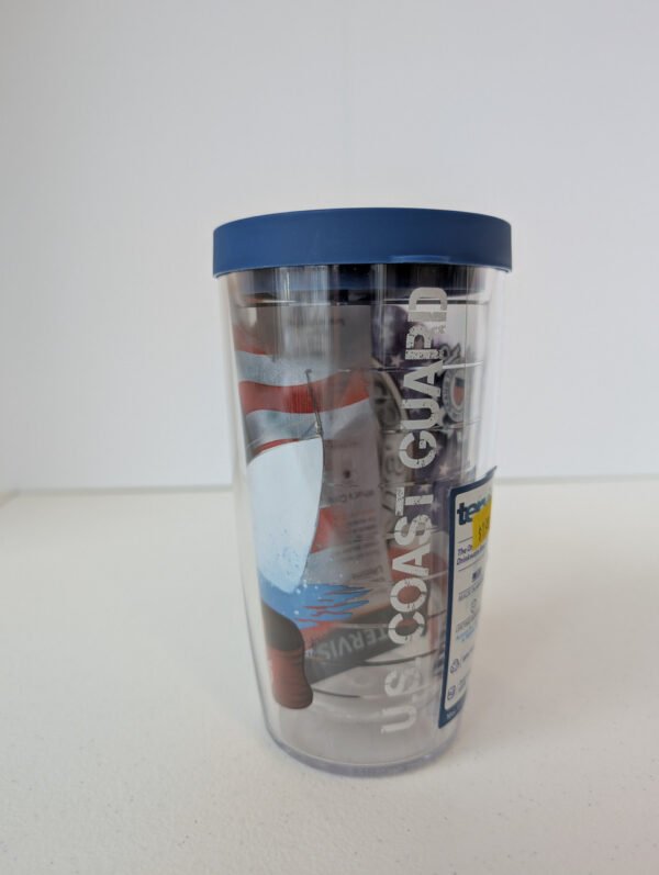 right side U.S. Coast Guard 16 oz Tervis Tumbler Made in USA