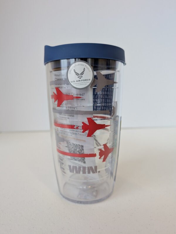 U.S. Air Force 16 oz Tervis Tumbler Made in USA
