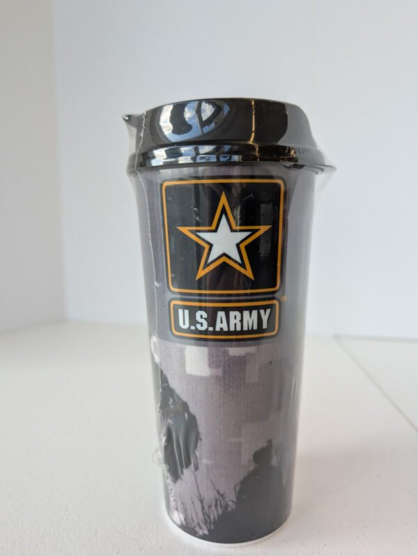 16oz Army coffee travel mug made in usa