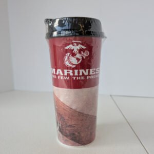U.S. Marine Crops 16oz travel mug made in USA