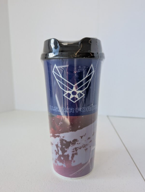 16oz Air Force coffee travel mug made in USA