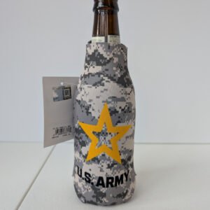 U.S. Army Camo Bottle koozie Made in USA