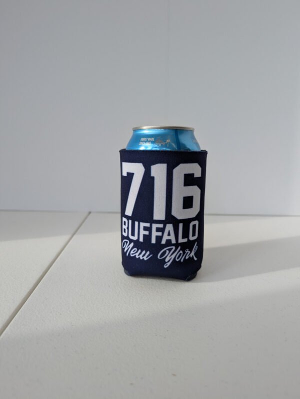 716 Buffalo NY Can koozie made in USA