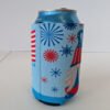 Patriotic Gnome 2 sided can koozie made in USA