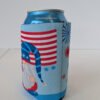 Patriotic Gnome 2 sided can koozie made in USA