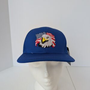 Bald Eagle American Flag hat made in USA