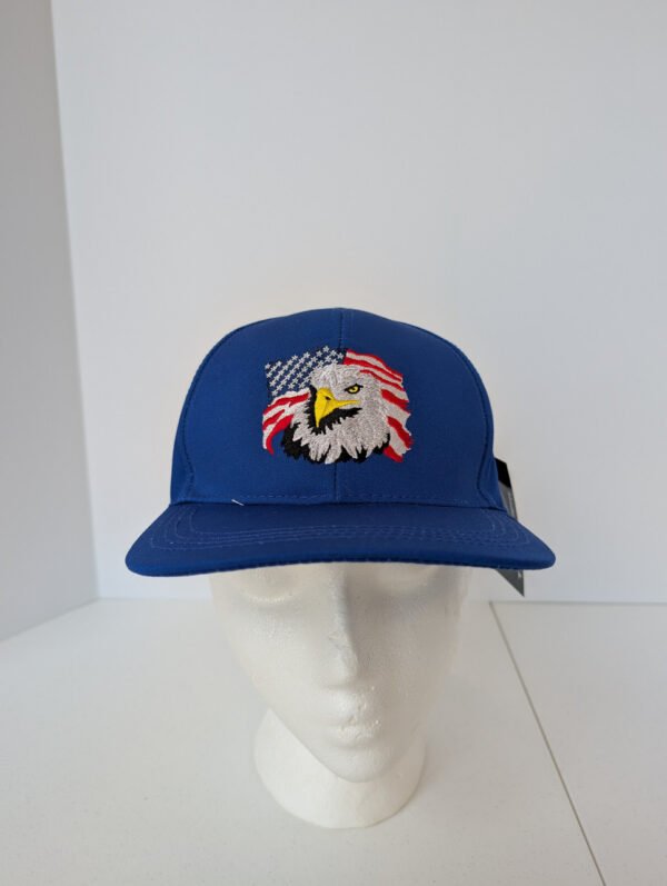 Bald Eagle American Flag hat made in USA