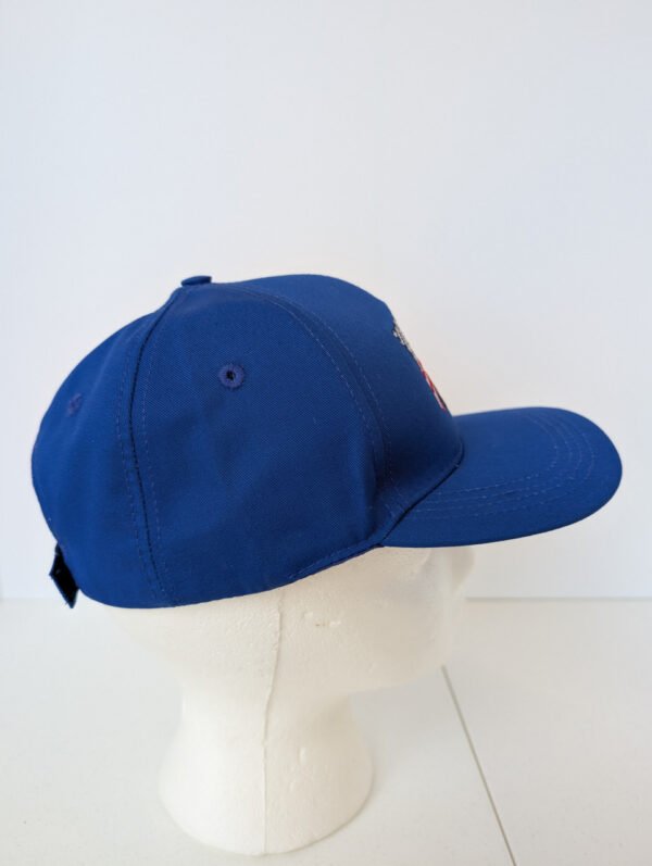 side view of Bald Eagle American flag hat made in USA