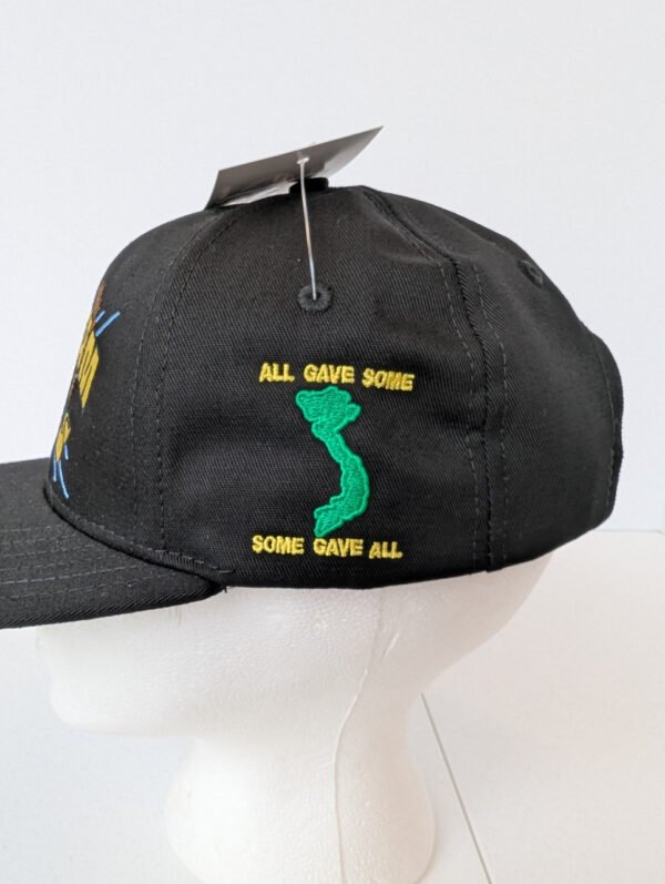 All Gave Some some gave all with outline of Vietnam on the side of the hat. Made in USA