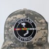 Digital Camo Mesh Vietnam Vet hat mad in USA