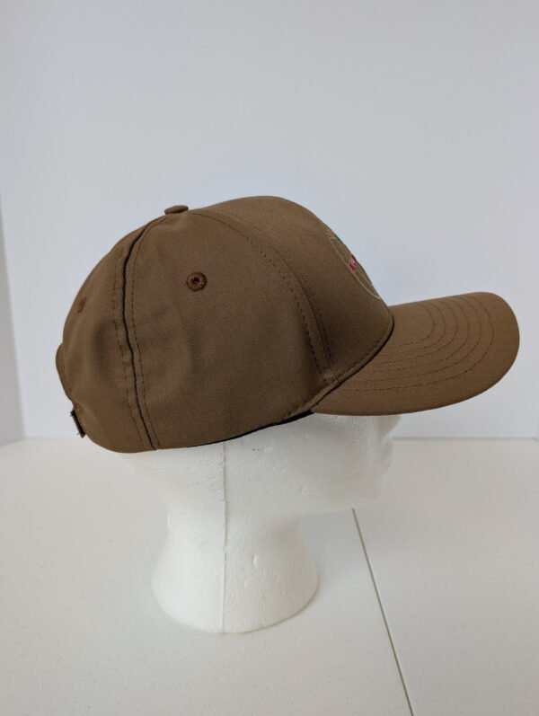 Vietnam Veteran side of hat. Coyote brown Made in the USA