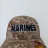 Close up of the front of the Marine Corps Digital Camo Hat Made in the USA