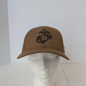 United States Marines Logo hat Coyote brown Made in USA