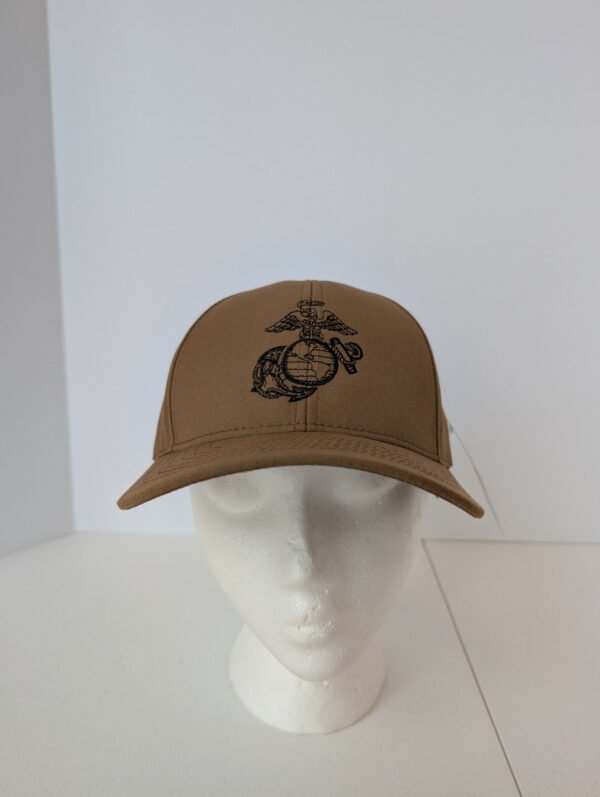 United States Marines Logo hat Coyote brown Made in USA